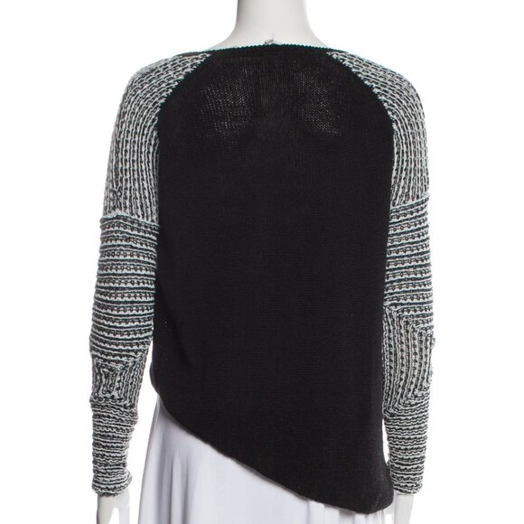 HELMUT LANG Asymmetrical SWEATER SZ M - Picture 3 of 4